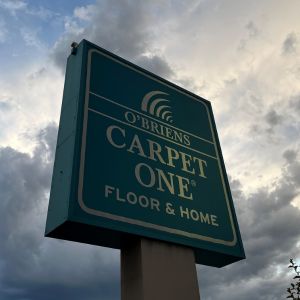 O'Briens Carpet One Floor & Home Sign